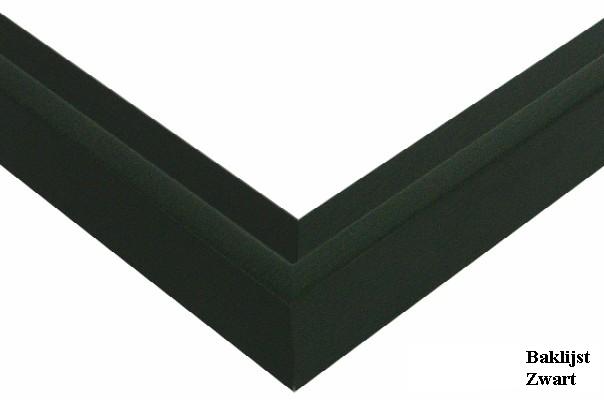 dfc houten lijst baklijst met trap zwart