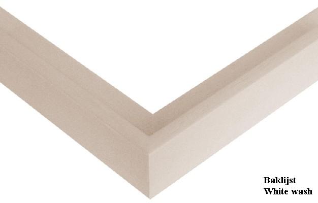 dfc houten lijst baklijst wit gewassen